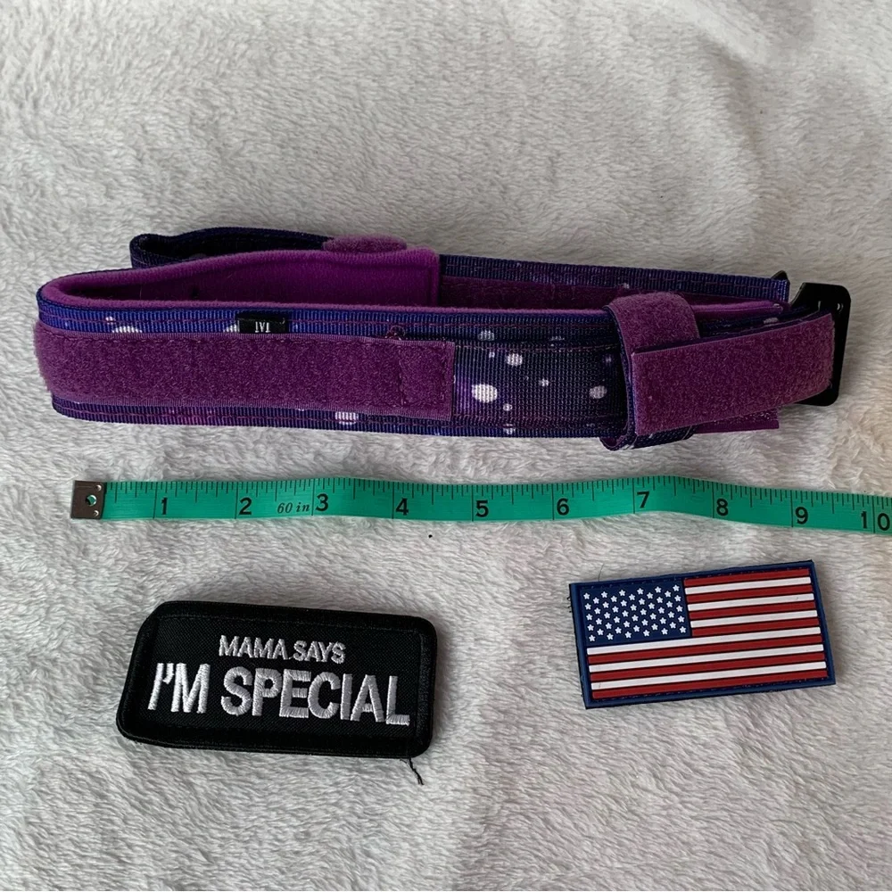 Dog Collar With Velcro tags